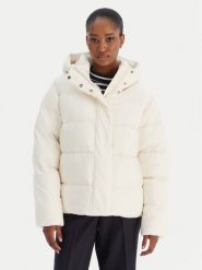 Tommy Hilfiger Kurtka puchowa WW0WW45739 Écru Regular Fit. Kurtki damskie Tommy Hilfiger, xl, bez wzorów, z puchu, bez kaptura. Za 1,199.00 zł.