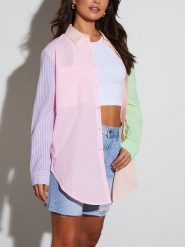 LA Angels Koszula ze wzorem rozmiar: XL. Koszule damskie LA Angels, xl, bez wzorów, bez kołnierzyka, bez ramiączek. Za 130.99 zł.