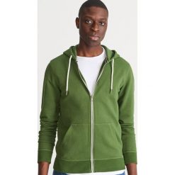 Bluza z bawełny organicznej - Khaki. Brązowe bluzy bez kaptura damskie Reserved, l, z bawełny. Za 59.99 zł.