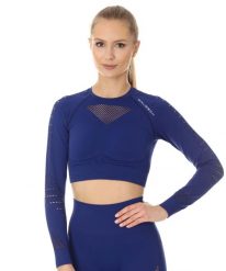 Damski Rashguard treningowy Brubeck GYM. Zielone obuwie trekkingowe damskie Brubeck. Za 99.99 zł.