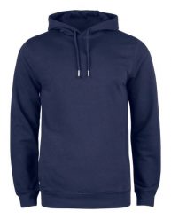 Clique Premium OC Hoody – blu granatowy bluza z kapturem z bawełny organicznej. Niebieskie bluzy z kapturem męskie CLIQUE, s, z bawełny. Za 273.33 zł.