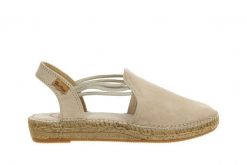 Sandały Toni Pons Nuria Pedra Stone 204012, Beżowy, Skóra naturalna - 39. Brązowe sandały damskie Toni Pons, bez wzorów, z bawełny, bez obcasa. W wyprzedaży za 224.10 zł.