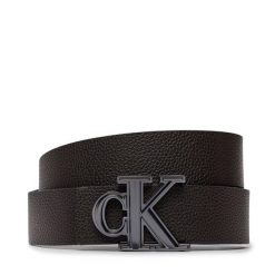 Pasek Męski Calvin Klein Jeans. Czarne paski męskie Calvin Klein Jeans, bez wzorów, z jeansu. Za 299.99 zł.