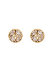 Guess Kolczyki JUBE06 395JW Złoty. Żółte kolczyki damskie Guess, ze stali. Za 249.99 zł.