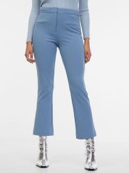 Orsay Spodnie w kolorze błękitnym rozmiar: 36. Niebieskie spodnie materiałowe damskie ORSAY, bez wzorów, z materiału. Za 52.30 zł.