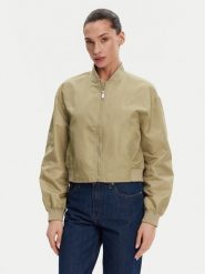 Calvin Klein Jeans Kurtka bomber Hero LV047B528G Beżowy Relaxed Fit. Brązowe kurtki damskie Calvin Klein Jeans, l, bez wzorów, z jeansu, bez kaptura. Za 519.99 zł.
