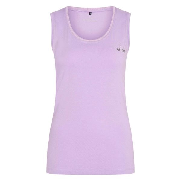 Damski tank top HV Polo Classic. Fioletowe topy damskie HV POLO, bez wzorów, bez kołnierzyka. Za 191.00 zł.