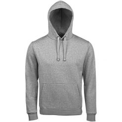 Męska Bluza Z Kapturem Spencer Melange. Szare bluzy z kapturem męskie SOL'S, m. Za 158.99 zł.
