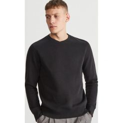 Gładka bluza - Czarny. Czarne bluzy bez kaptura damskie Reserved, l. Za 79.99 zł.