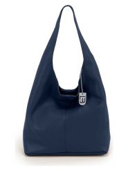 Lucca Baldi Skórzana torebka "Tarquinia" w kolorze granatowym - 32 x 32 x 16 cm rozmiar: onesize. Niebieskie torebki klasyczne damskie Lucca Baldi, bez wzorów, z materiału, bez dodatków. Za 295.99 zł.