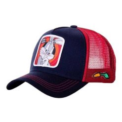 Męska Czapka Z Daszkiem Bugs Bunny Looney Tunes Trucker Cap. Niebieskie czapki męskie CapsLab, bez wzorów. Za 211.99 zł.