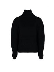Patrizia Pepe Sweter | 2M4112/A9O3 | Kobieta | Czarny. Czarne golfy damskie Patrizia Pepe, m, bez wzorów, z materiału, bez ramiączek. W wyprzedaży za 459.00 zł.
