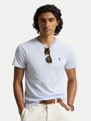 Polo Ralph Lauren T-Shirt 710944811501 Niebieski jasny Regular Fit. Niebieskie koszulki polo męskie Polo Ralph Lauren, m, bez wzorów, z bawełny, bez ramiączek. Za 519.99 zł.