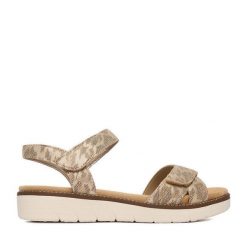 Sandały Remonte. Brązowe sandały damskie Remonte, bez wzorów, bez obcasa, na płaskiej podeszwie. Za 369.99 zł.