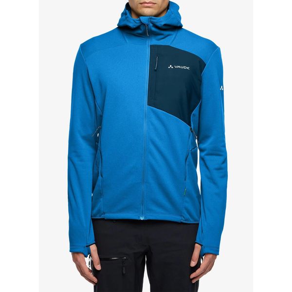 Bluza polarowa męska Vaude Monviso Fleece Jacket III. Niebieskie bluzy bez kaptura męskie Vaude, m, z polaru. Za 368.49 zł.
