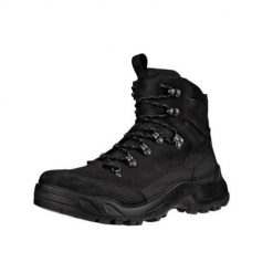 Buty trekkingowe męskie Ecco Offroad Mid. Czarne buty trekkingowe męskie ECCO, z materiału, za kostkę, bez zapięcia, trekkingowe. Za 897.00 zł.