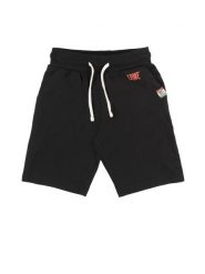 Odzież sportowa z bawełna z kieszenie na czas wolny. Czarna szorty męskie LEONE 1947 APPAREL, bez wzorów, z bawełny, sportowe. Za 42.06 zł.