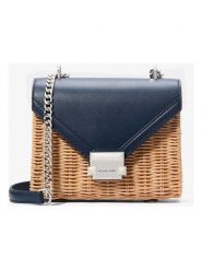 Michael Kors Torebka w kolorze granatowo-jasnobrązowym - 21 x 18 x 7 cm rozmiar: onesize. Brązowe torebki klasyczne damskie Michael Kors, bez wzorów, z materiału, bez dodatków. Za 830.67 zł.