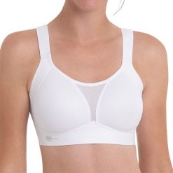 Biustonosz sportowy Smart Control. Białe biustonosze sportowe damskie ANITA ACTIVE, bez wzorów, z elastanu. Za 381.00 zł.