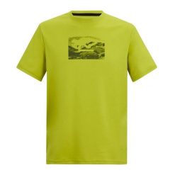 T-shirt Męski Graficzny Nadruk Fingal. Żółte t-shirty męskie Regatta, l, bez wzorów, z poliesteru, bez kołnierzyka. Za 75.99 zł.