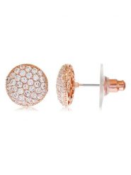 U.S. Polo Assn. Pozłacane kolczyki-wkrętki z kryształami rozmiar: onesize. Białe kolczyki damskie U.S. Polo Assn., z kryształem, metalowe. Za 73.99 zł.