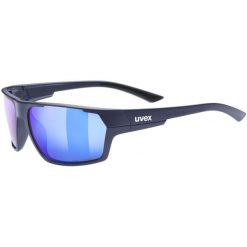 Okulary rowerowe dla dorosłych Uvex Sportstyle 233 z Polaryzacją. Czarne okulary przeciwsłoneczne męskie Uvex, z materiału. Za 219.90 zł.