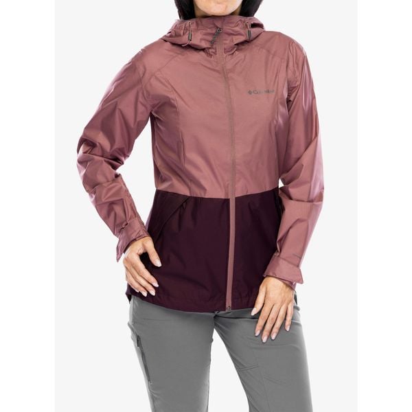 Kurtka membranowa damska Columbia Inner Limits III Jacket. Czerwone kurtki damskie Columbia, bez wzorów, bez kaptura. Za 309.00 zł.