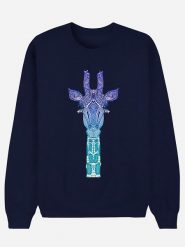 WOOOP Bluza "Giraffe Mint" w kolorze granatowym rozmiar: S. Niebieskie bluzy bez kaptura damskie Wooop, s, z bawełny. Za 88.23 zł.