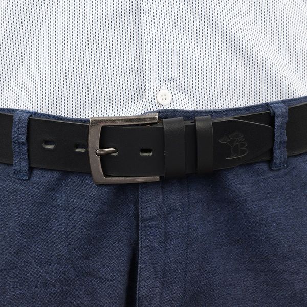Skórzany licowy pasek męski czarny szeroki premium Beltimore E14 : Kolory - czarny, Rozmiar pasków - r.135-150 cm. Czarne paski męskie bez wzorów. Za 67.99 zł.