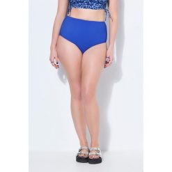 Damskie Figi od bikini figi wysoki stan. Niebieskie bikini damskie Ulla Popken, bez wzorów, plus size. Za 99.99 zł.