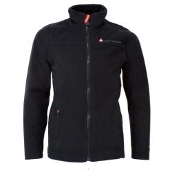 Kurtka polarowa dla dziewczynki Peak Mountain Facesare. Czarne kurtki narciarskie i snowboardowe damskie Peak Mountain, bez wzorów, z materiału, bez kaptura, narciarskie. Za 122.00 zł.