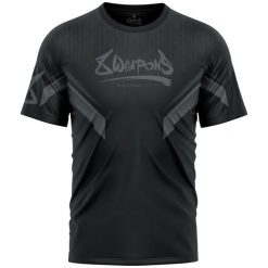 Koszulka 8 Weapons Shift. Czarne bluzki sportowe damskie 8 WEAPONS, xl, bez wzorów, z materiału, bez ramiączek. Za 243.00 zł.