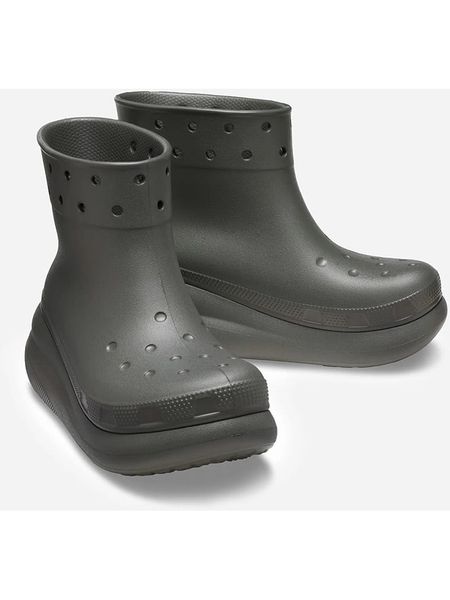 Crocs Kalosze "Classic Crush" w kolorze khaki rozmiar: 38/39. Brązowe kalosze damskie Crocs, bez wzorów. Za 194.95 zł.