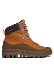 Palladium Trapery Pallabrousse Hkr Wp+ 98840-203-M Brązowy. Brązowe trapery damskie Palladium, ze skóry, bez obcasa. Za 829.99 zł.