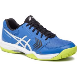 Buty ASICS - Gel-Dedicate 5 Clay E708Y Illusion Blue/Silver 409. Niebieskie buty sportowe na co dzień męskie Asics, z materiału, bez zapięcia, tenisowe. W wyprzedaży za 179.00 zł.