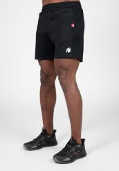 Tennessee Track Szorty - Czarny. Czarne szorty damskie GORILLA WEAR, bez wzorów, z poliesteru. Za 209.00 zł.