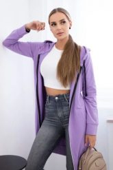 Bluza sukienkowa z kapturem ciemny fiolet. Bluzy z kapturem damskie KESI, l, z bawełny. Za 234.40 zł.