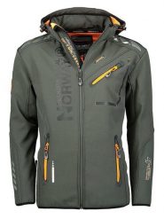 Geographical Norway Kurtka softshellowa "Royaute" w kolorze antracytowym rozmiar: M. Czarne kurtki outdoor męskie Geographical Norway, m, bez wzorów, bez kaptura. Za 227.85 zł.