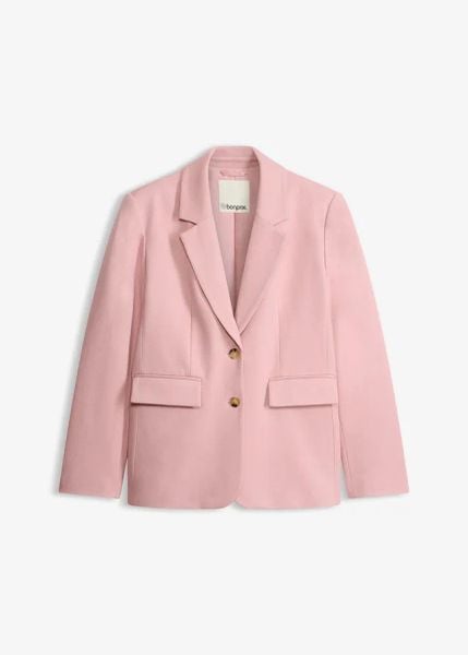 Żakiet jednorzędowy ze stretchem. Czerwone marynarki i żakiety damskie bonprix, bez wzorów, eleganckie. Za 219.99 zł.