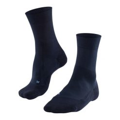Skarpetki Falke GO2. Niebieskie skarpetki męskie Falke, bez wzorów, z bawełny. Za 144.00 zł.