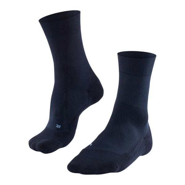 Skarpetki Falke GO2. Niebieskie skarpetki męskie Falke, bez wzorów, z bawełny. Za 144.00 zł.
