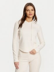 Guess Bluza V5RQ06 KCLH0 Écru Regular Fit. Bluzy bez kaptura damskie Guess, xs, z syntetyku. Za 179.99 zł.