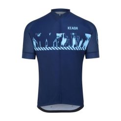 Męska koszulka rowerowa z krótkim rękawem – Signal One. Niebieskie t-shirty sportowe męskie KEADA SPORTS, m, bez ramiączek, rowerowe. Za 332.00 zł.