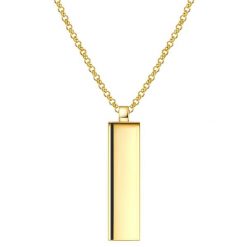 Männerglanz Łańcuszek z Srebro wysokiej próby w Żółte złoto Naszyjniki 1 ct Męskie. Żółte biżuteria dla mężczyzn Männerglanz, pozłacane. Za 349.99 zł.