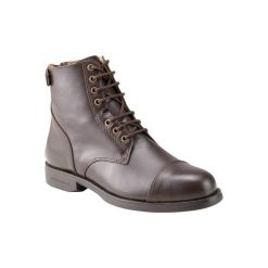 Sztyblety jeździeckie Paddock 560. Brązowe sztyblety męskie FOUGANZA, z gumy, bez zapięcia. Za 299.99 zł.