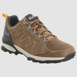Buty trekkingowe damskie Jack Wolfskin Refugio Texapore Low. Brązowe obuwie trekkingowe damskie Jack Wolfskin. Za 559.00 zł.