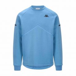 Bluza Kappa Karefod. Niebieskie bluzy bez kaptura męskie Kappa, m. Za 257.05 zł.