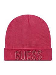Guess Czapka KIDS J0BZ12 Z2Q00 Różowy. Czerwone czapki dziecięce Guess, na zimę, z aplikacjami, z materiału. Za 139.99 zł.