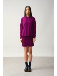 AUTHENTIC CASHMERE Kaszmirowy sweter "Dorte" w kolorze fioletowym rozmiar: S. Różowe swetry klasyczne damskie AUTHENTIC CASHMERE, s, z kaszmiru, bez kołnierzyka. Za 396.88 zł.