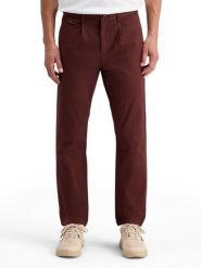 Scotch & Soda Spodnie chino w kolorze bordowym rozmiar: W30/L32. Czerwone spodnie materiałowe męskie Scotch & Soda, bez wzorów. Za 158.10 zł.